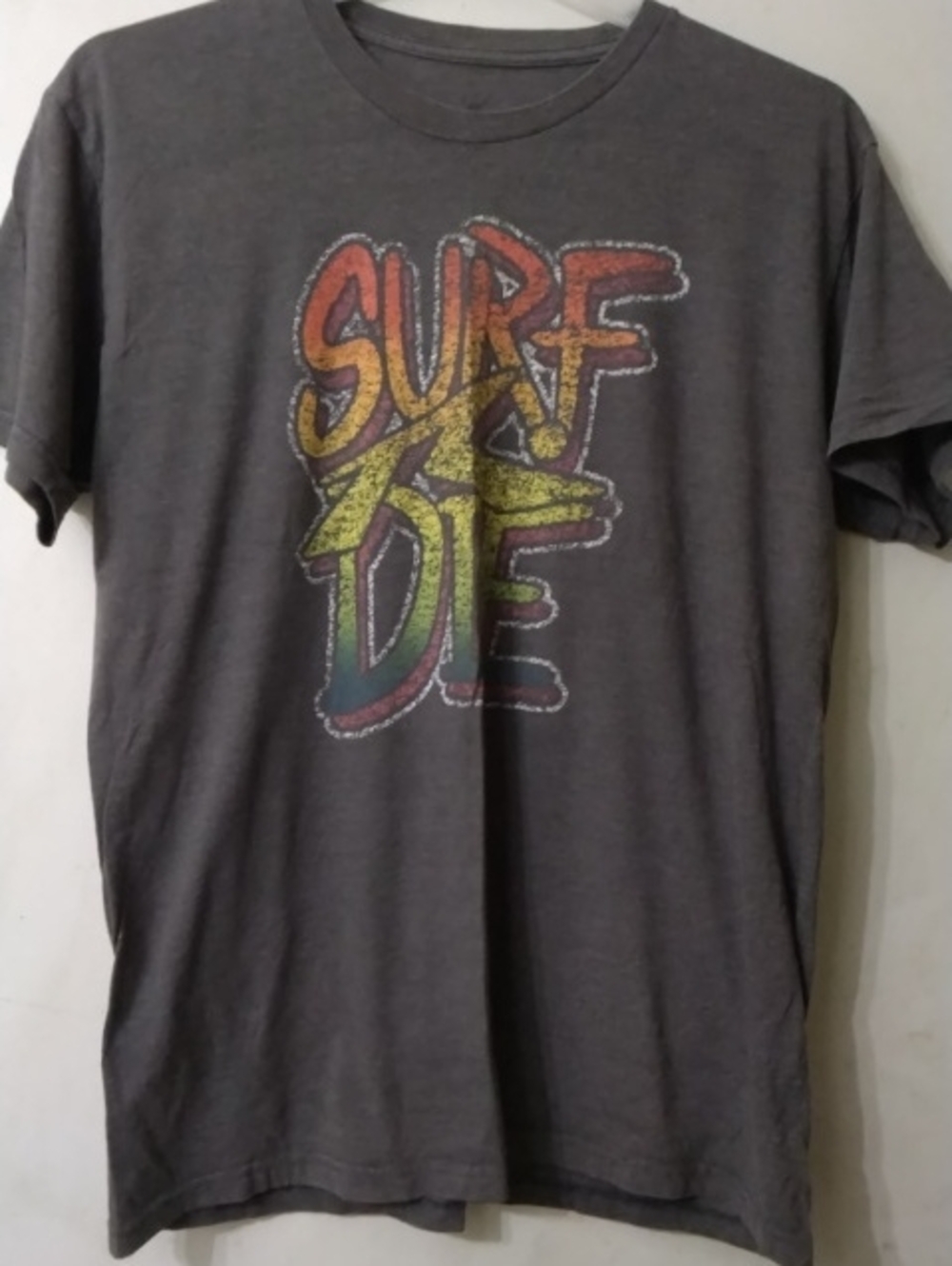 Vintage 90's Rusty Brand "Surf R Die" T Shirt Men's Sz Large